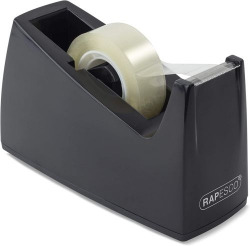 PORTARROLLOS SOBREMESA RAPESCO 300 33M BASE ANTIDESLIZANTE