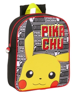 MOCHILA PRE-ESCOLAR POKEMON 22X27X1CM