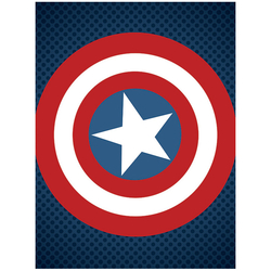 Marvel - Lienzo 30X40 Capitn Amrica Shield