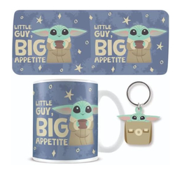 Set Taza Y Llavero Grogu Mandalorian Star Wars