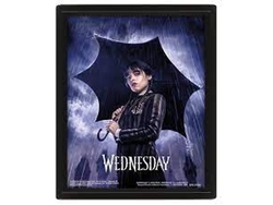 Poster 3D Miércoles Umbrella