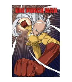 ONE PUNCH MAN - POSTER 3D SAITAMA & GENOS