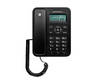 MOTOROLA CT202 NEGRO TELEFONO FIJO CON AMPLIA PANTALLA