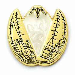 Pin Badge Huevo De Oro Harry Potter