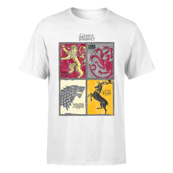 Juego De Tronos - Camiseta Houses Grid Talla 2Xl