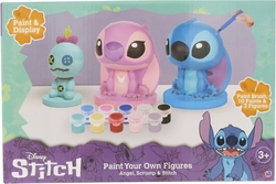 SET DE 3 FIGURAS DE ESCAYOLA PARA PINTAR STITCH