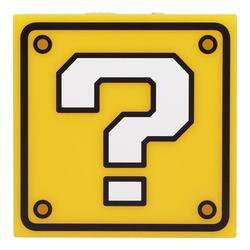 Lámpara Question Block De Super Mario 19 Cm