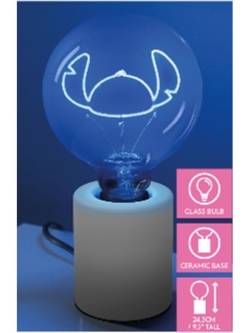 Lámpara Con Bombilla Led Neon Stitch E27