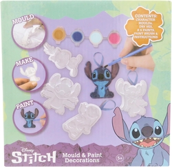 SET GRANDE DE ESCAYOLA PARA MOLDEAR Y PINTAR STITCH