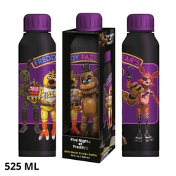 Five Nights At Freddys - Botella Metlica Slim 525 Ml En Caja