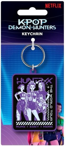 LLAVERO PVC K-POP HUNTRIX THE WORDK TOUR DENON HUNTERS