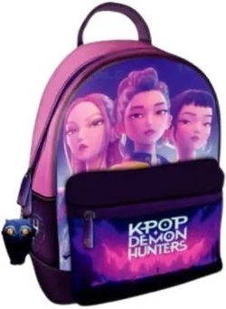 Mochila fashion material pu k-pop demon hunters
