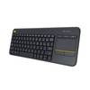 Teclado LOGITECH K400 PLUS WIRELESS TOUCHPAD NEGRO