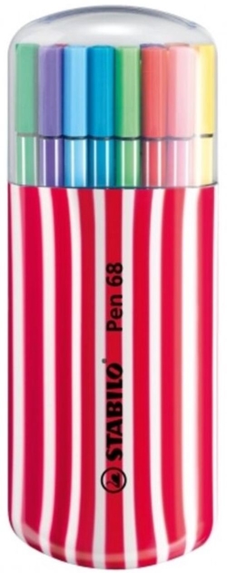 ESTOXO 20 CORES FORNECIDOS ZEBRUI CEREZA STABILO PEN 68