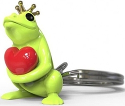 METALMORPHOSE LIFESTYLE FROG PRINCE KEYCHAIN
