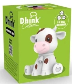 LUZ DE NOITE MINI DHINK VACA PILAS LR44