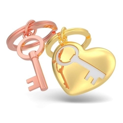 LLAVERO METALMORPHOSE LIFESTYLE LLAVE CORAZON