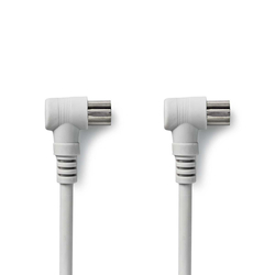 Nedis Cable Coaxial De 90 Db Iec (Coaxial) Macho En Ngulo -