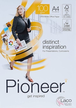 C/10 PAQUETE 250 FOLLAS A4 100G PIONEER
