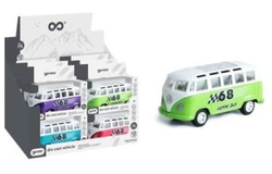 EXP 12 FURGONETA CAMPER PULL BACK SURTIDAS ESCALA 1:43