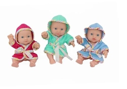 EXP 12 MUÑECAS CON ROUPA DE BAÑO 20CM SURTIDAS