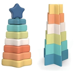 PIRAMIDE DE ESTRELLITAS 14 PZS BIO PLASTIQUE GIROS ECO