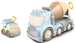 CONCRETE MIXER TRUCK WITH 30CM TRAILER