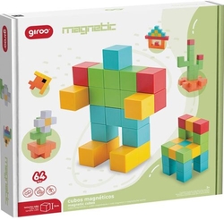 JEU 64 CUBES MAGNETICOS GIROS