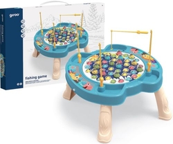 53-PIECE FISHING GAME FOR 4 PLAYERS SPINS
