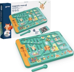 JUEGO DE MESA 2 EN 1 ZOOLOGICO E AJEDREZ GIROS