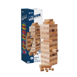 54-Piece Numbered Wooden Block Set by Giros Play