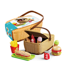 10-PIECE PICNIC BASKET PRETEND TWISTS