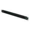 Panel Frontal Guia Cables 19 1U Con Cepillo Negro
