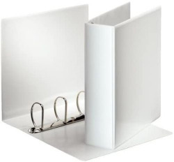 CARPETA CANGURO A4 4 ANELLES 60MM MIXTAS COLOR BLANC