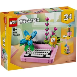 MAQUINA DE ESCRIBIR CON FLORES 3 EN 1 LEGO