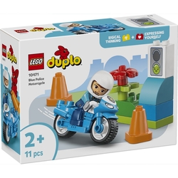 LEGO DUPLO BLUE POLICE MOTORCYCLE