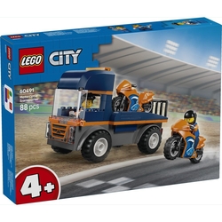 LEGO CITY MOTORCYCLE TRANSPORT TRUCK