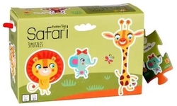(D)PEQUEÑOS BRILLANTES PUZZLE TRIPLE SAFARI
