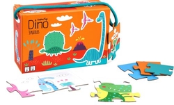 (D)PEQUEÑOS BRILLANTES PUZZLE TRIPLE DINOSAURIO