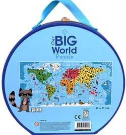O NOSSO GRANDE MUNDO PUZZLE MALA 200 PEÇAS