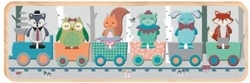 WOODEN TRAIN, FOREST FRIENDS
