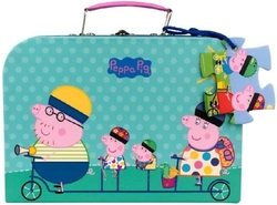 MALA PUZZLE PEPPA PIG DE BICICLETA