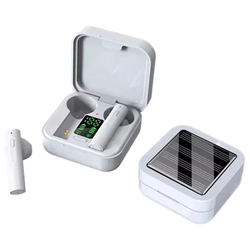 Auricular Bluetooth Denver Tws - 62 - Blanco - Panel Solar