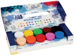 BOX OF 10 TEMPERAS OF 20 ML OXFORD