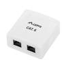 ROSETA DE PARED LANBERG OS6-0002-W - 2*RJ45 BLINDADO CAT.6 -