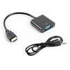 ADAPTADOR HDMI-A MACHO A VGA HEMBRA CON AUDIO LANBERG AD-001