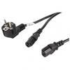 Cable De Alimentación Lanberg Ca-C13C-13Cc-0018-Bk - Conecto