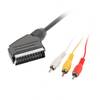 Cable Euroconector Lanberg Macho 3X Rca