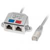 SPLITTER LAN RJ45 A 2XRJ45 FTP LANBERG AD-0026-S - TRANSMISI