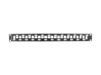 Patch Panel Lanberg 24Puertos 1U Rack 19 Escalonado Organiza